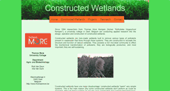 Desktop Screenshot of constructedwetlands.net